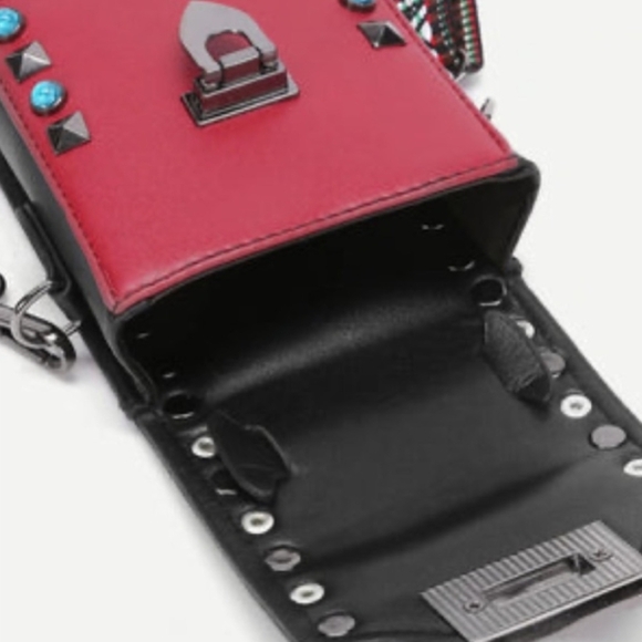 - KENZIA Rock n Roll Love Affair Crossbody Bag NWOT - Picture 4 of 5